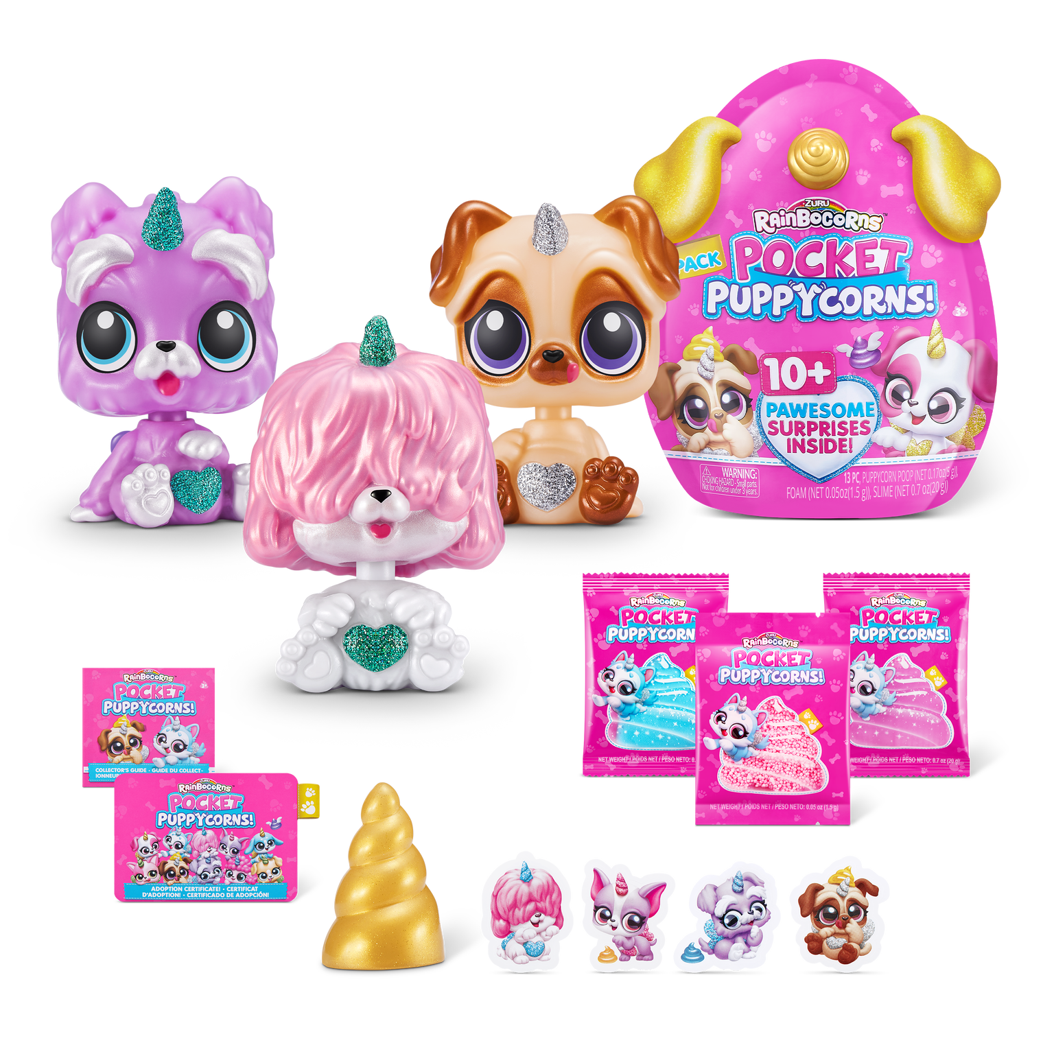 RAINBOCORNS figūrėlė su aksesuarais Pocket Puppycorn, 1 serija, 10 aksesuarų, 9284 - 5