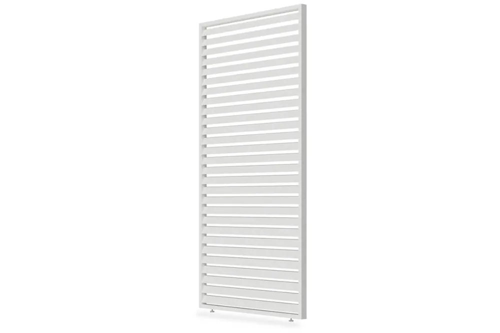 Horizontali žaliuzių sienelė pavėsinėms Pergola ELEGANCE / DELUXE / FUSION 1.2 m, balta (113,3 cm)-0