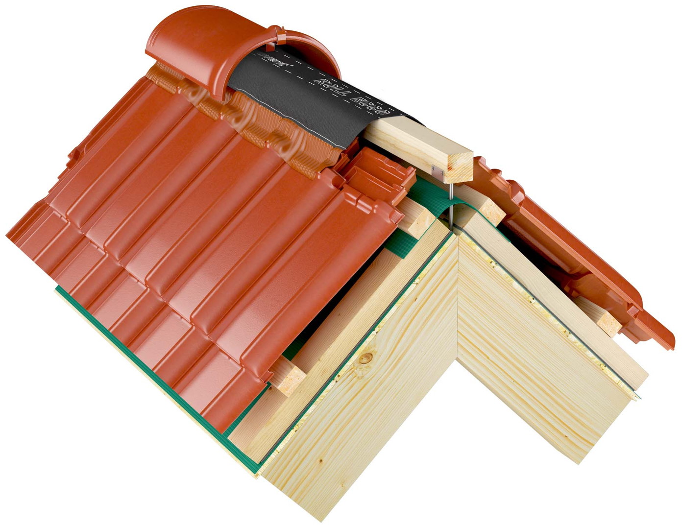Kraigo sandarinimo juosta EUROVENT ROLL, ruda sp., 310 mm x 5 m - 3