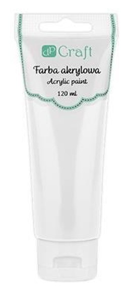 Akriliniai dažai 120 ml, TITANIUM WHITE-0
