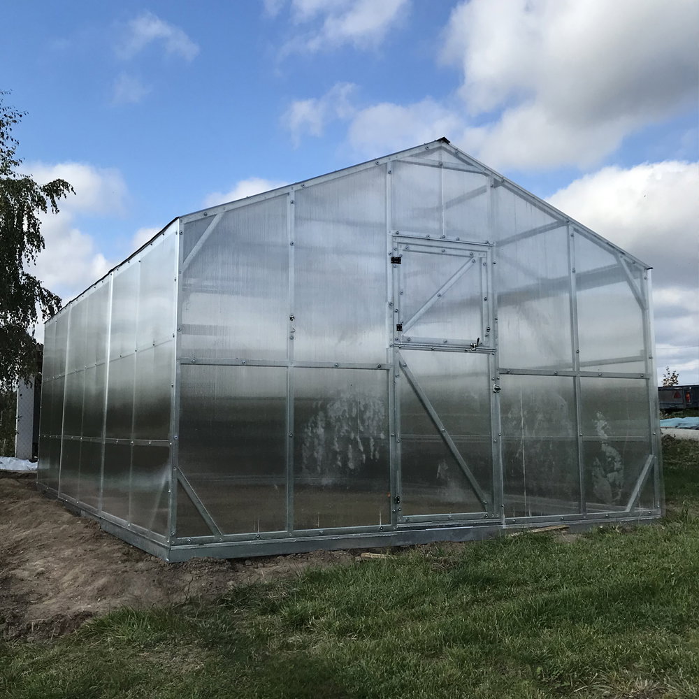 Šiltnamis DELUXE, 6 mm polikarbonato danga, 4 x 10 m, 40 kv.m - 5