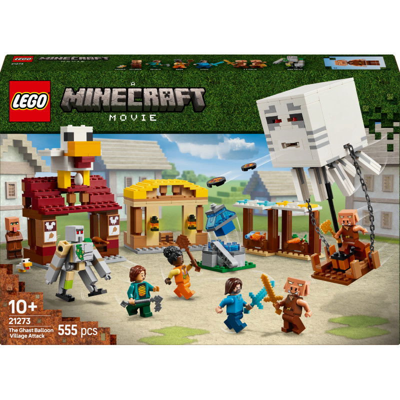 Konstruktorius LEGO Minecraft The Ghast Balloon Village Attack-0