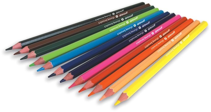 Spalvoti pieštukai COLORINO KIDS Coloured pencils, 12 spalvų - 2