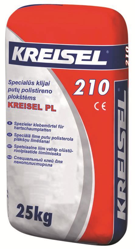 Polistireno plokščių klijai KREISEL PL 210, 25 kg-0