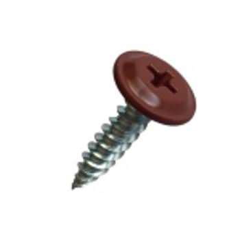 Savisriegiai į metalą RAL 8017, cinkuoti, 4,2 x 19 mm, 250 vnt.-0