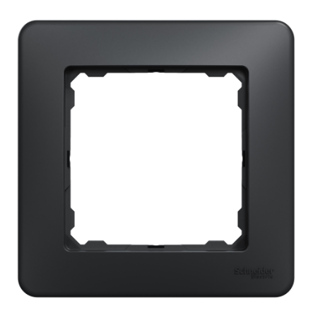 Vienvietis rėmelis SCHNEIDER Sedna Design, antracitas; SDD314801-0