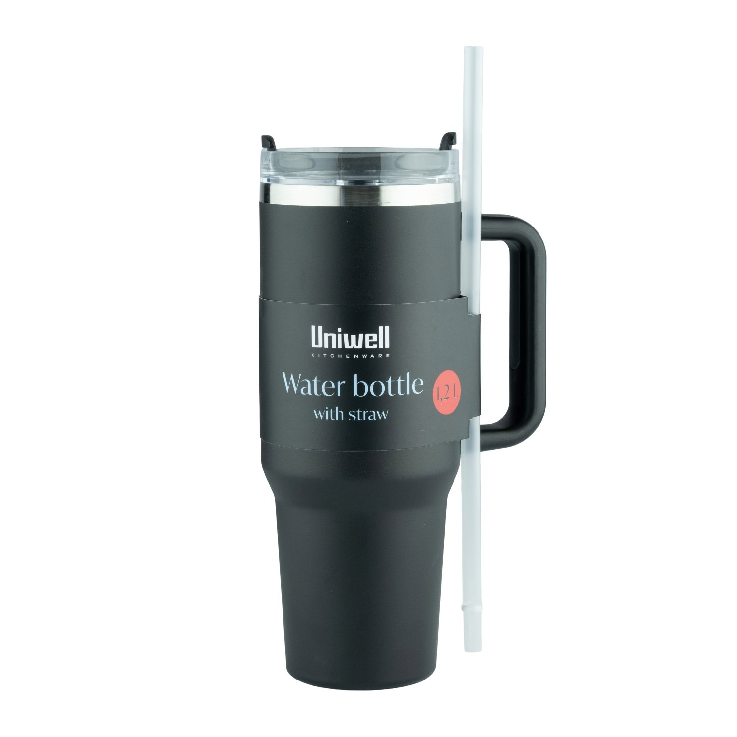 Gertuvė su šiaudeliu UNIWELL, mėlynos/raudonos sp., 1,2 l-0