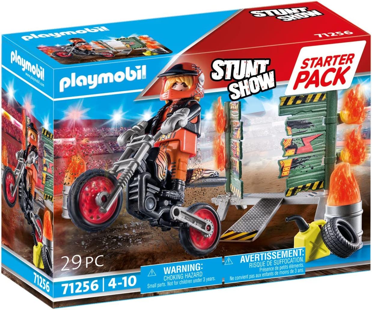 Pradinis rinkinys „Kaskadininko šou“  PLAYMOBIL CITY ACTION 71256-0