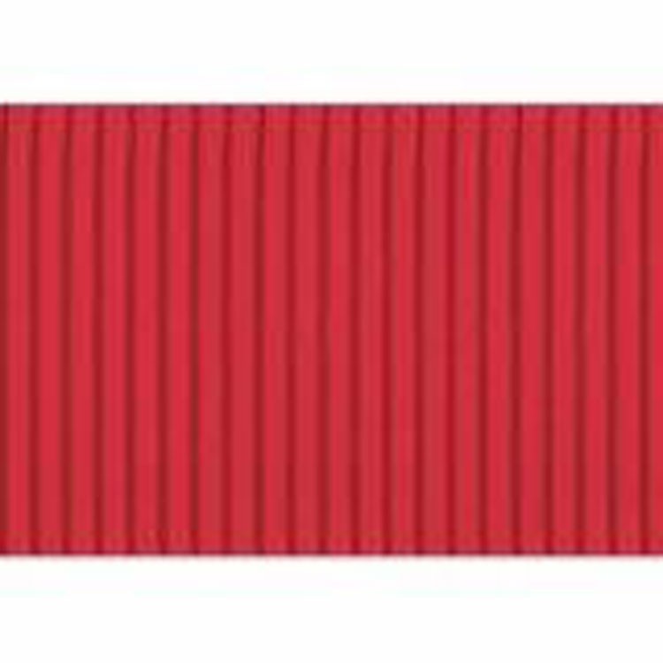 Gofruotas kartonas 50x70 cm, Folia raudonas-0