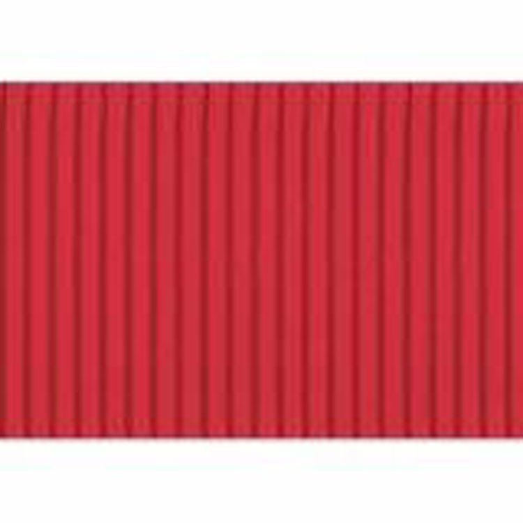 Gofruotas kartonas 50x70 cm, Folia raudonas
