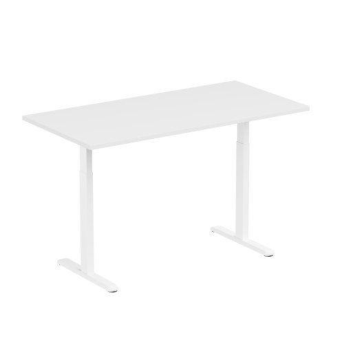 Reguliuojamo aukščio rašomasis stalas Up Up Bjorn L, 150x75 cm, balta-0