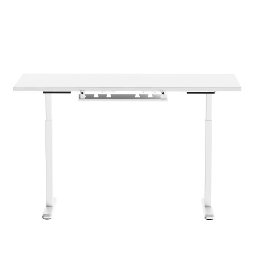 Reguliuojamo aukščio rašomasis stalas Up Up Bjorn L, 150x75 cm, balta - 3