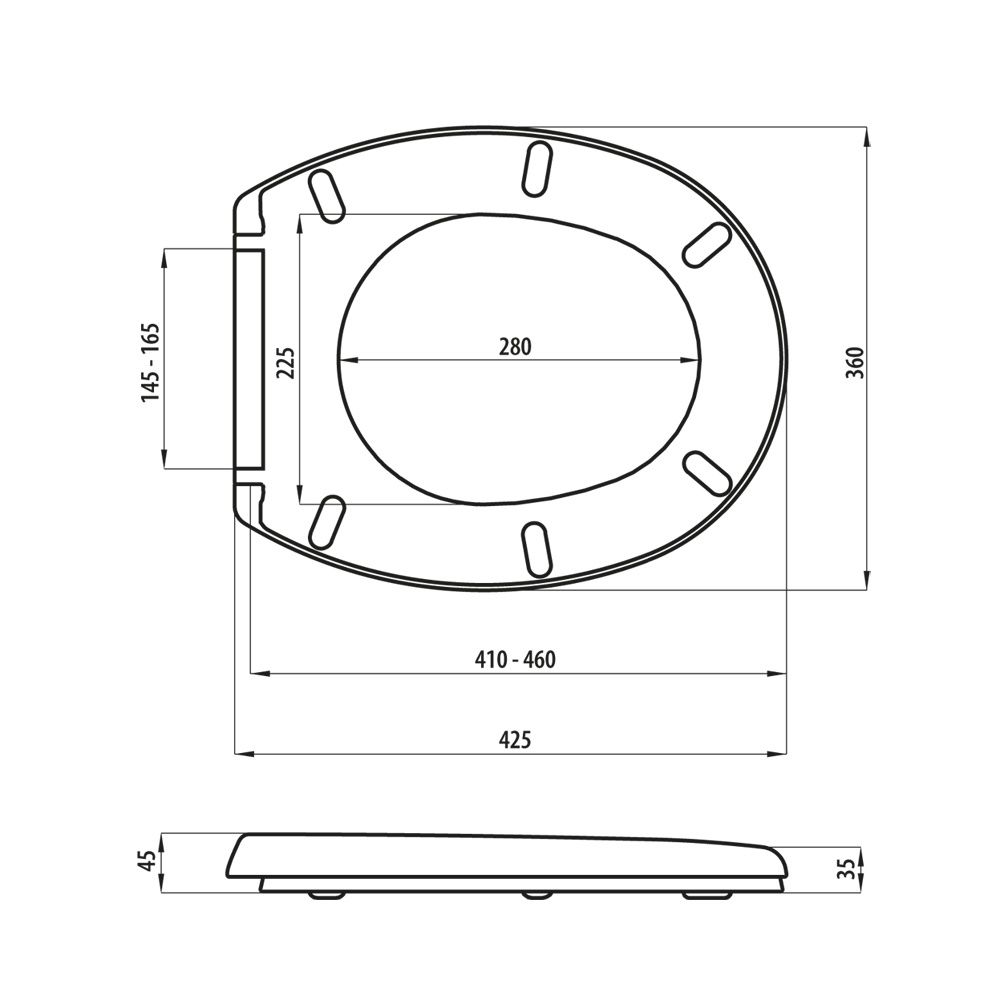 Unitazo dangtis MA-021A - 3