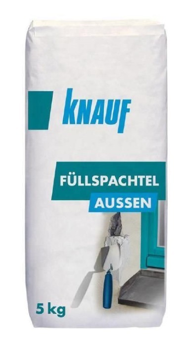 Cementinis remontinis glaistas KNAUF FULLSPACHTEL AUSSEN, baltos sp., 5 kg-0