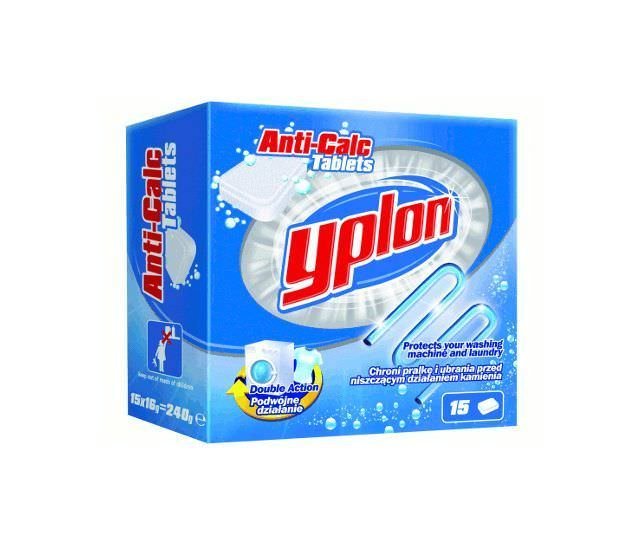 Antikalkinės skalbimo tabletės YPLON, 15 vnt.