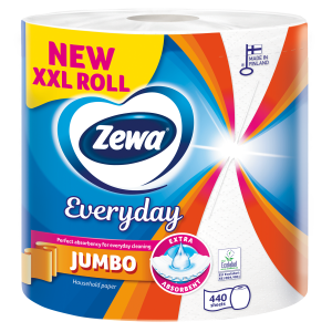 Popieriniai rankšluosčiai ZEWA Everyday Jumbo, 2 sl., 440 lapelių-0