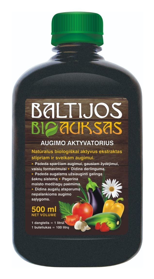 Augalų augimo aktyvatorius BIOAUKSAS, 500 ml-0