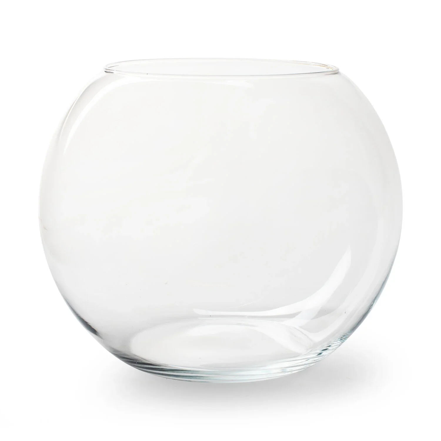 Stiklinė vaza RONDO, apvali, 25x29 cm
