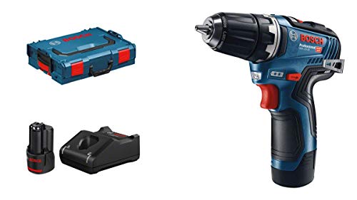 Akumuliatorinis gręžtuvas-suktuvas BOSCH PRO GSR 12V-35, 12 V, (2x3,0 A bat.)-0