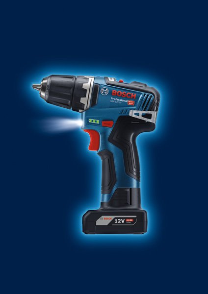 Akumuliatorinis gręžtuvas-suktuvas BOSCH PRO GSR 12V-35, 12 V, (2x3,0 A bat.) - 4