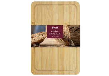 Bambukinė pjaustymo lentelė UNIWELL, 1,5 x 25 x 38 cm-0