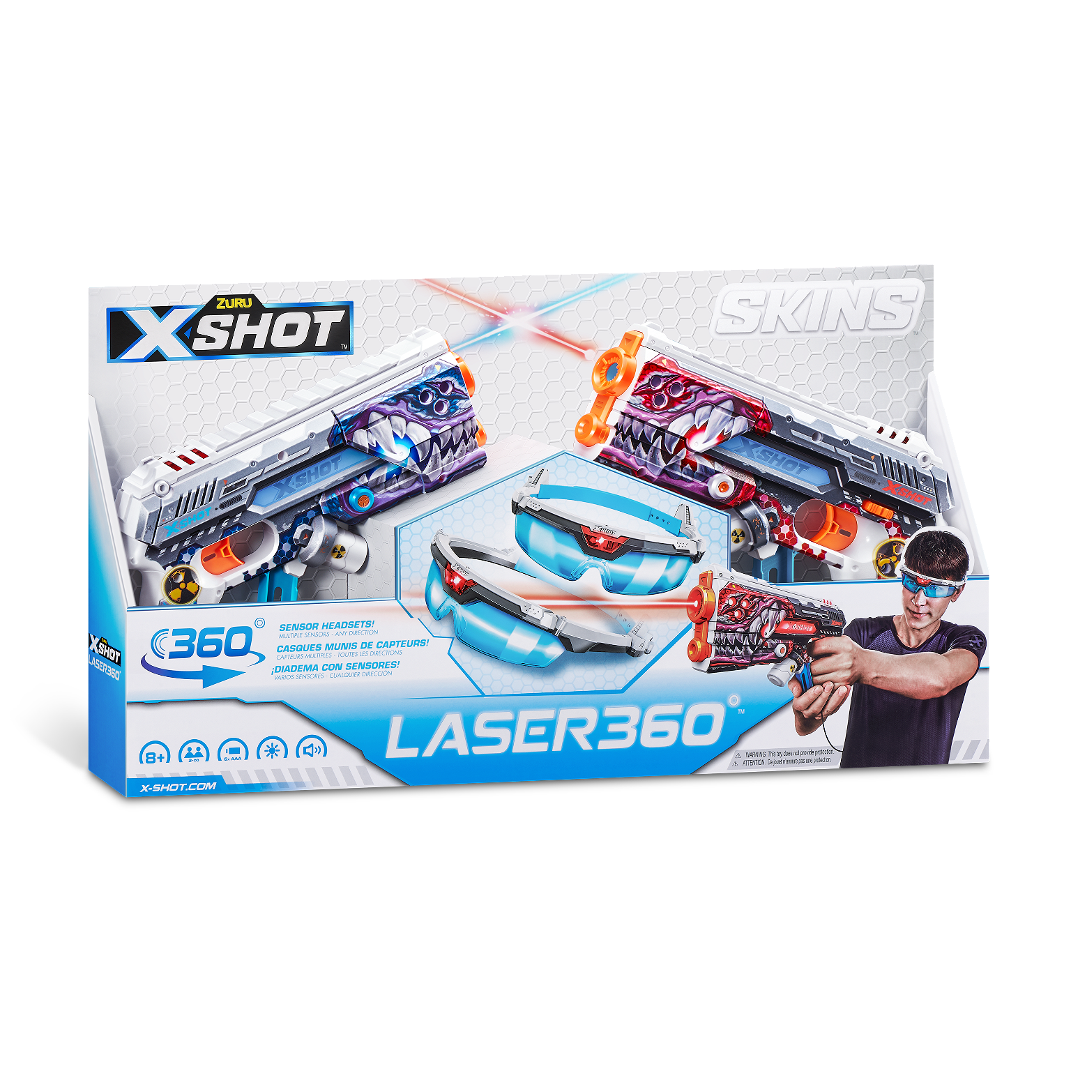 X-SHOT žaislinis šautuvas Laser Skins 36602, įvairių dizainų - 3