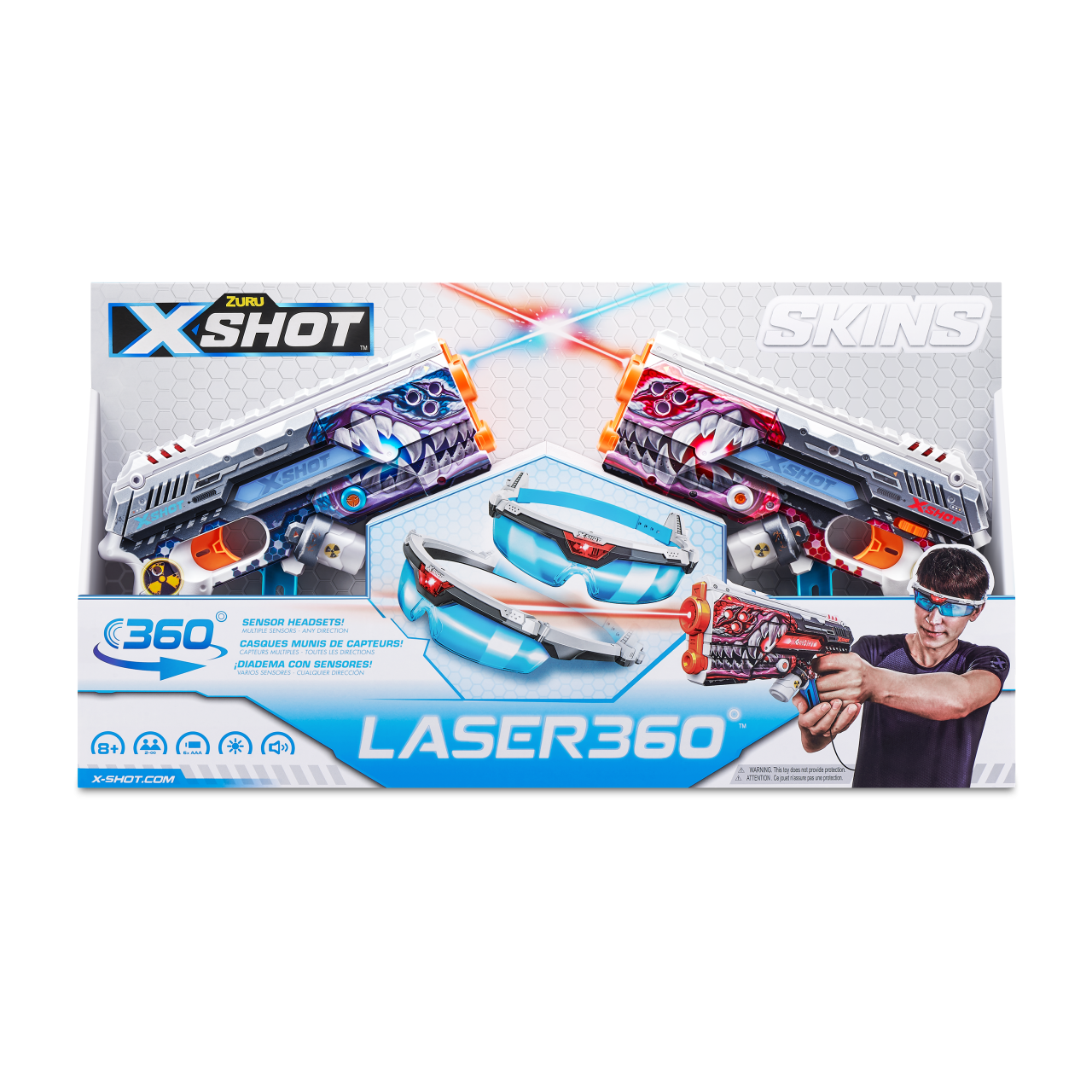 X-SHOT žaislinis šautuvas Laser Skins 36602, įvairių dizainų
