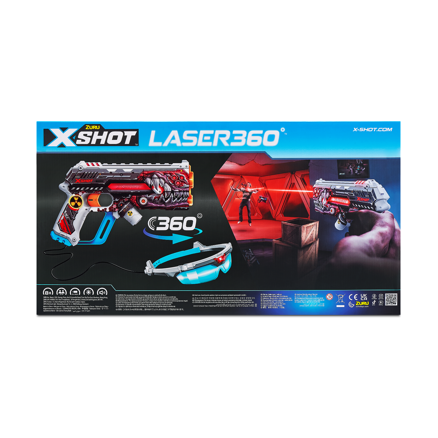 X-SHOT žaislinis šautuvas Laser Skins 36602, įvairių dizainų - 4