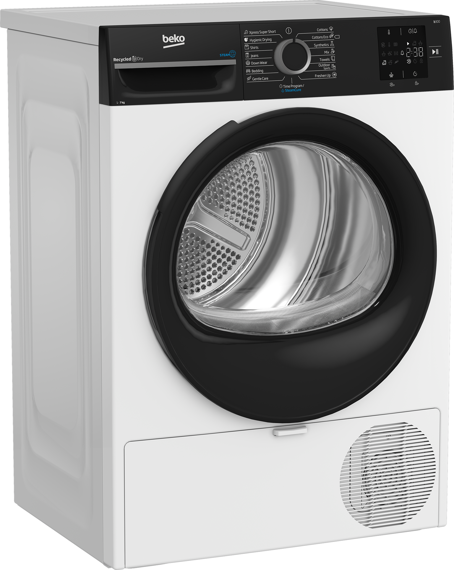 Džiovyklė BEKO BM3T37239WBB, 7 kg - 5
