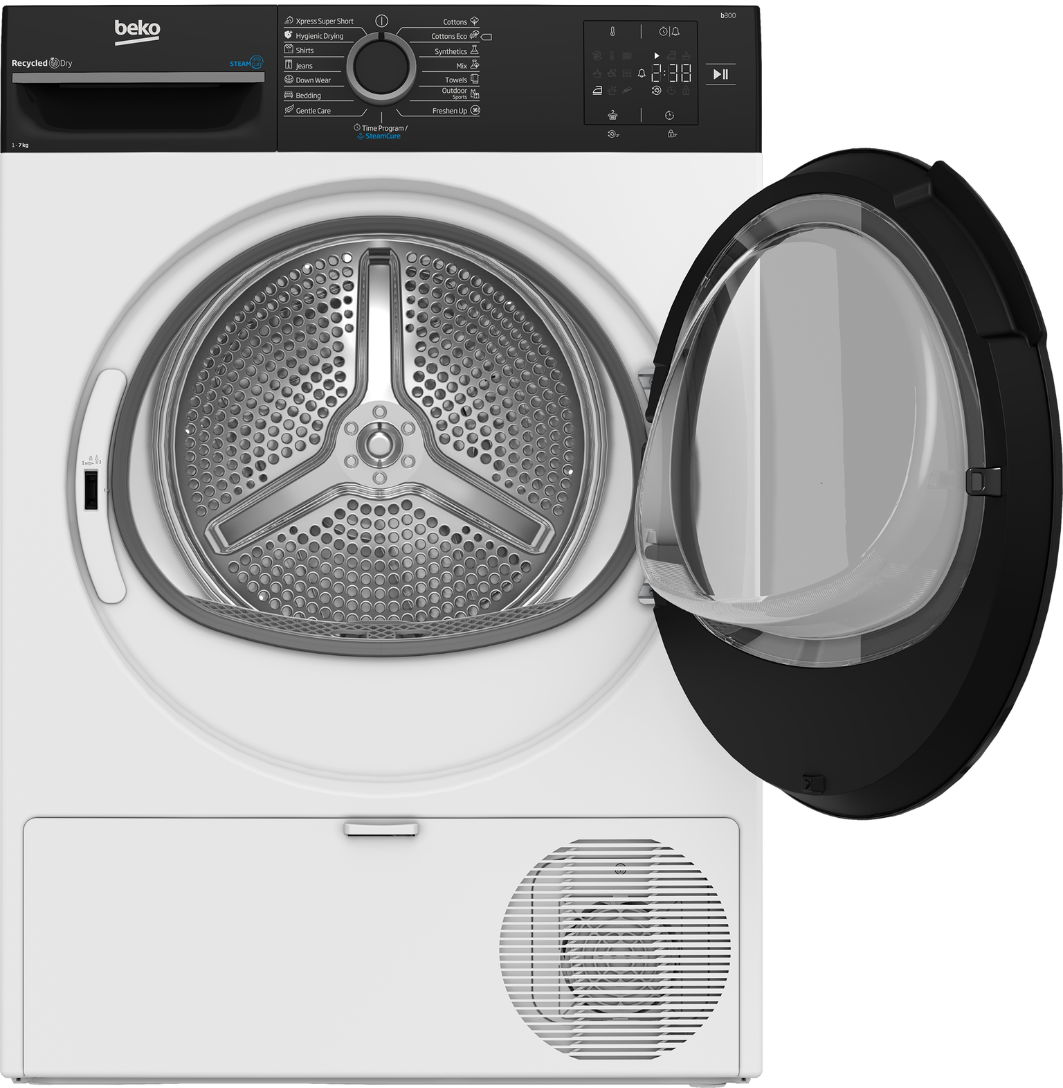 Džiovyklė BEKO BM3T37239WBB, 7 kg - 4