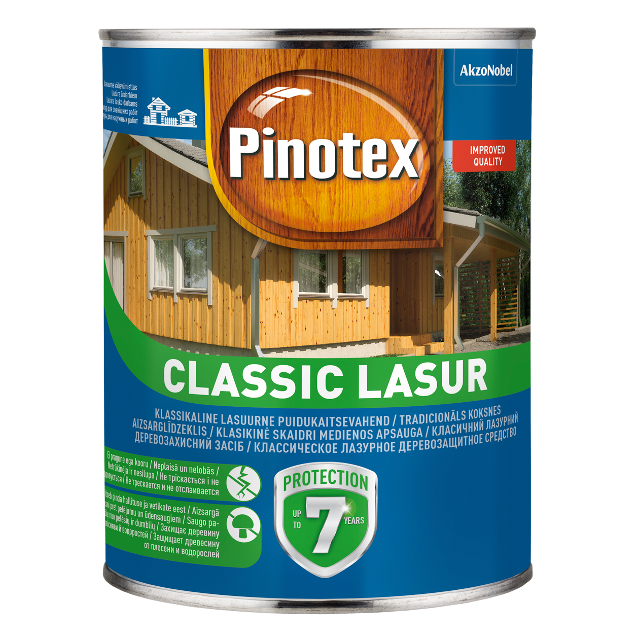 Medienos impregnantas PINOTEX CLASSIC AE, riešuto sp., 1 l-0