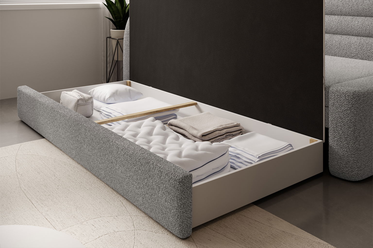 Sofa Fabillo K,  šviesiai pilka - 7