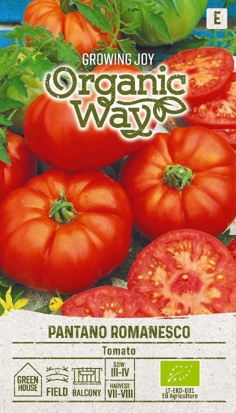 Valgomųjų pomidorų sėklos PANTANO ROMANESCO, 0,1 g