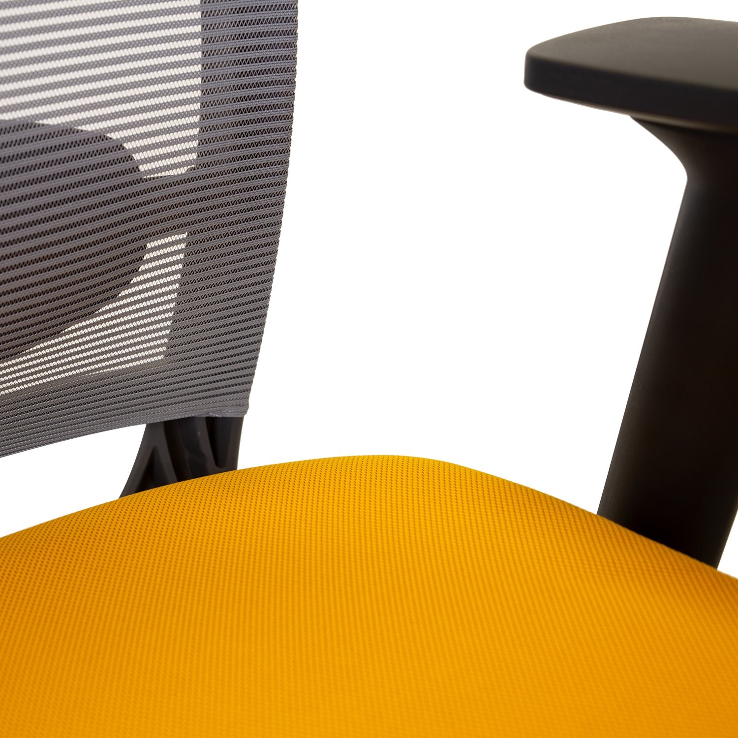 Biuro kėdė ANGGUN, 70x70xH116-130,5 cm, geltona - 5