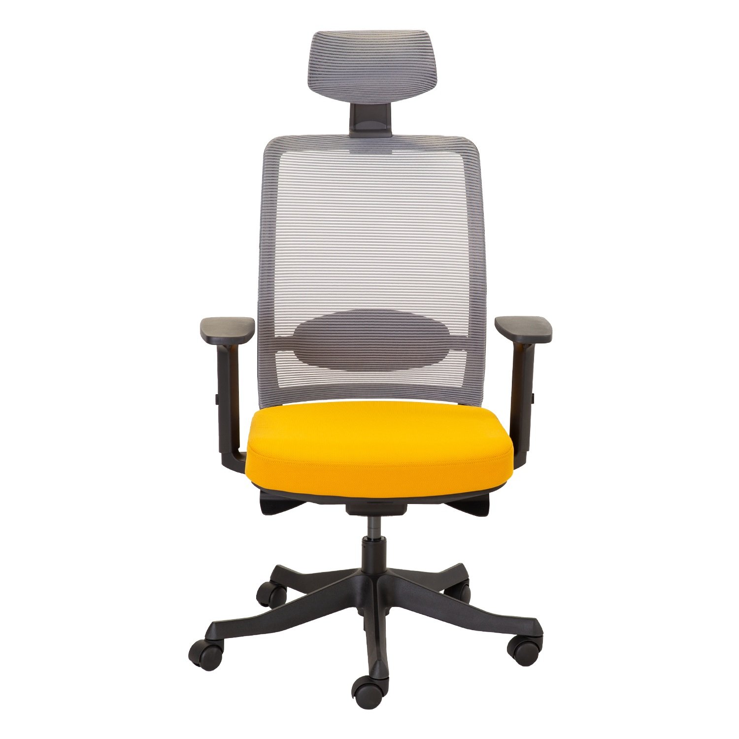 Biuro kėdė ANGGUN, 70x70xH116-130,5 cm, geltona - 3