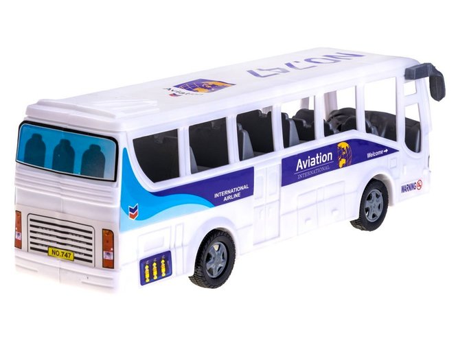 Lėktuvas ir oro uosto autobusas su garsais ir šviesom - 4
