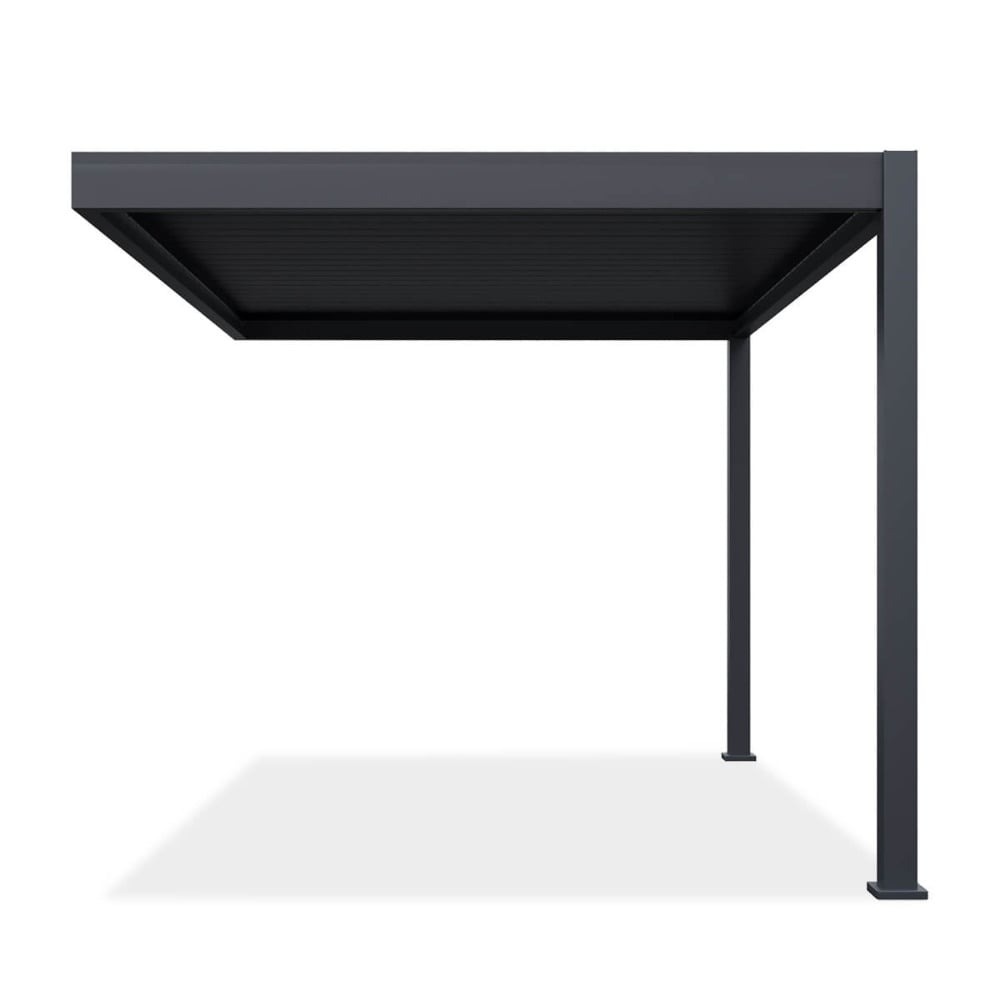 Pavėsinė Pergola ELEGANCE WALL 300x400x256 cm, Anthracite, montuojama prie sienos - 6
