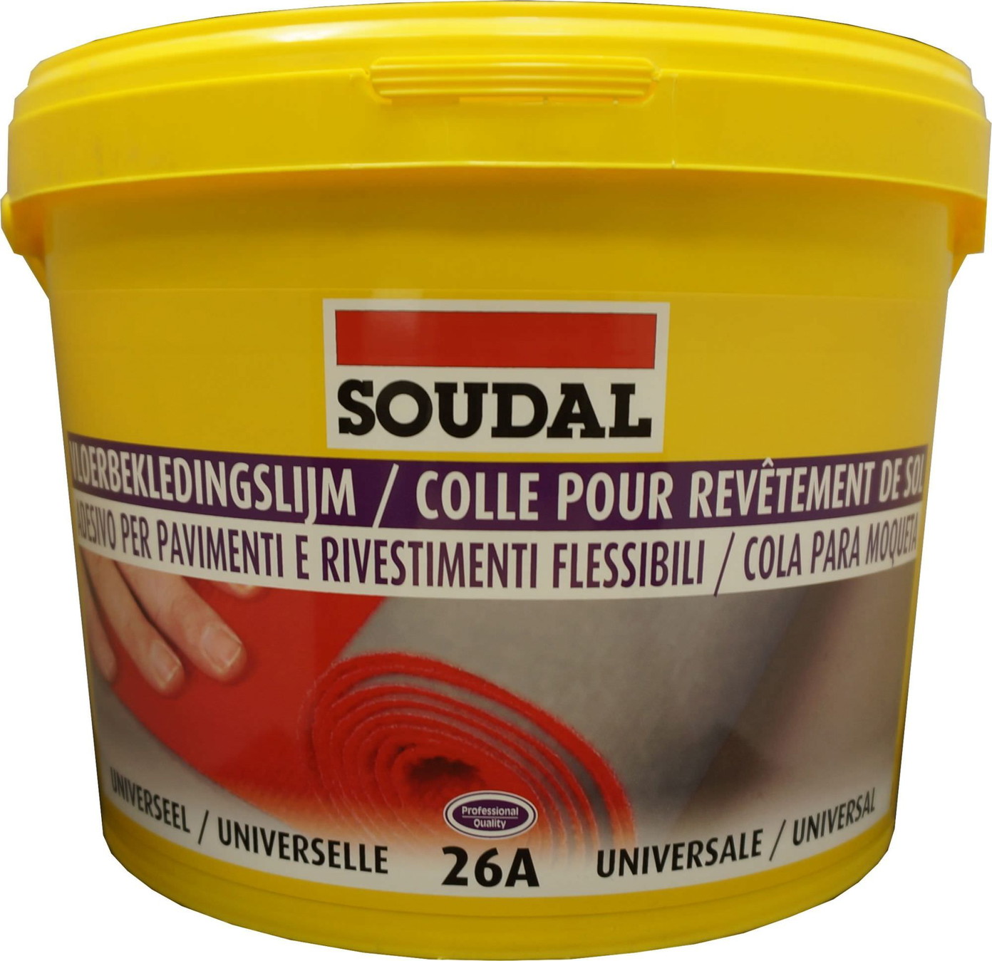 Grindų dangų klijai SOUDAL FLOORCOATING ADHESIVE 26A, 5 kg-0