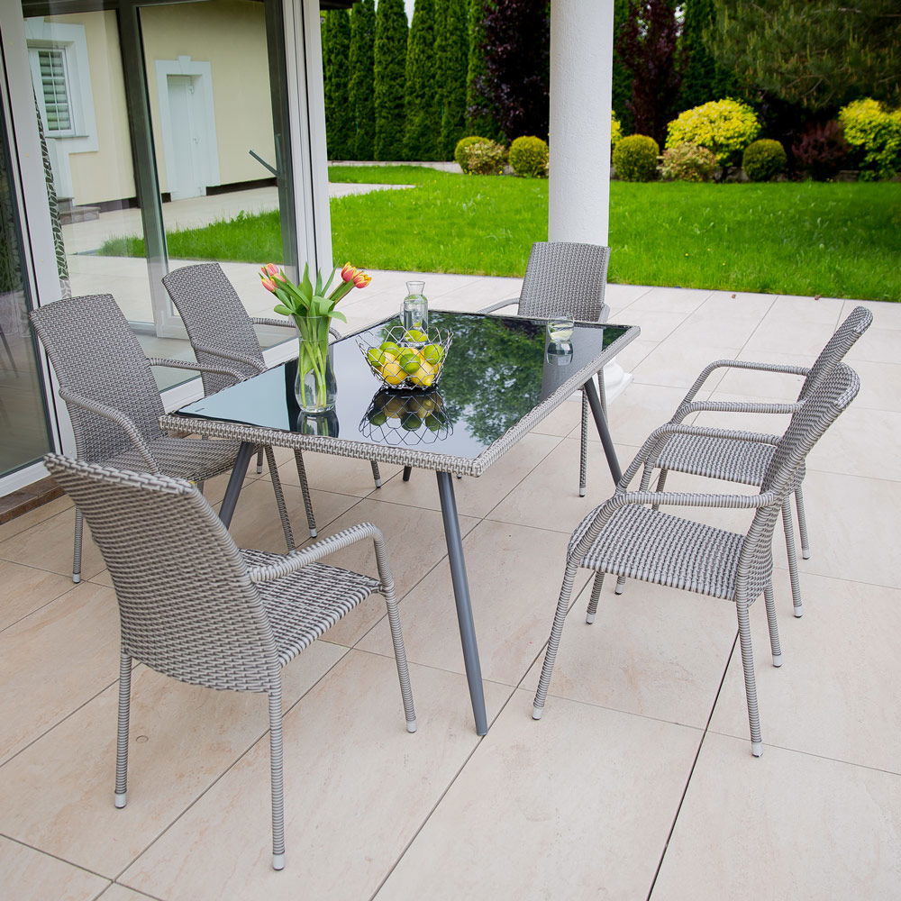 Lauko stalas PATIO Lupus, 150x90x73 cm-2