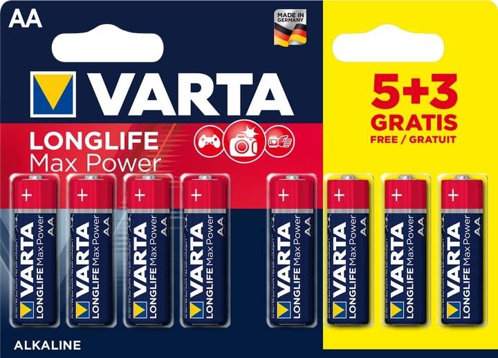 Elementai VARTA LONGLIFE MAX POWER, AA, šarminiai, 5+3 vnt.-0