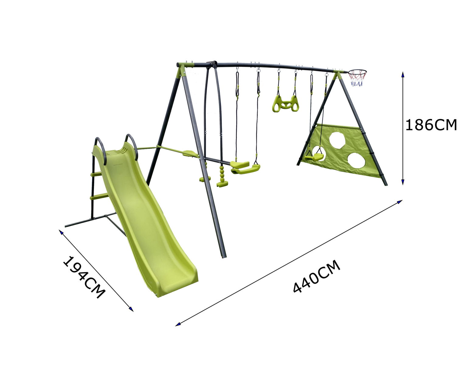 Metalinė žaidimų aikštelė „Banginis“-1