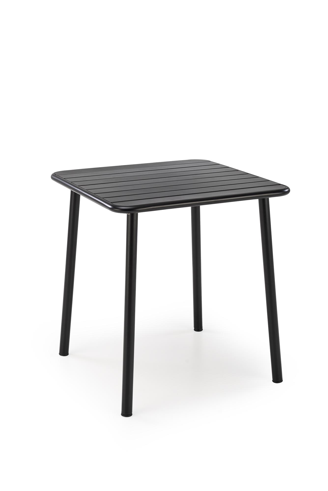 Lauko stalas BOSCO, 70x70x76 cm, juoda-0