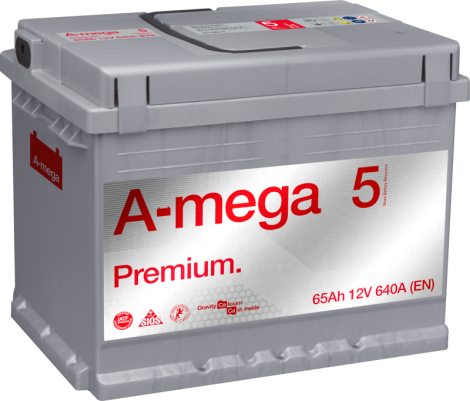 Akumuliatorius A-MEGA Premium, 65 Ah, 640 A EN, 243 x 175 x 190 mm
