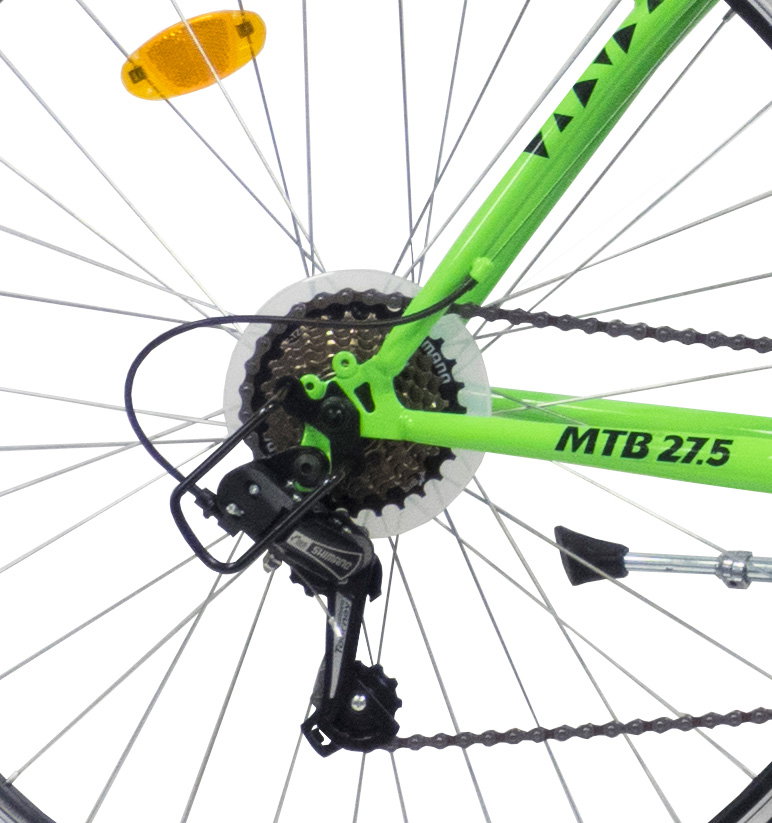 Kalnų dviratis Bottari Corvara, 27.5", žalias - 6