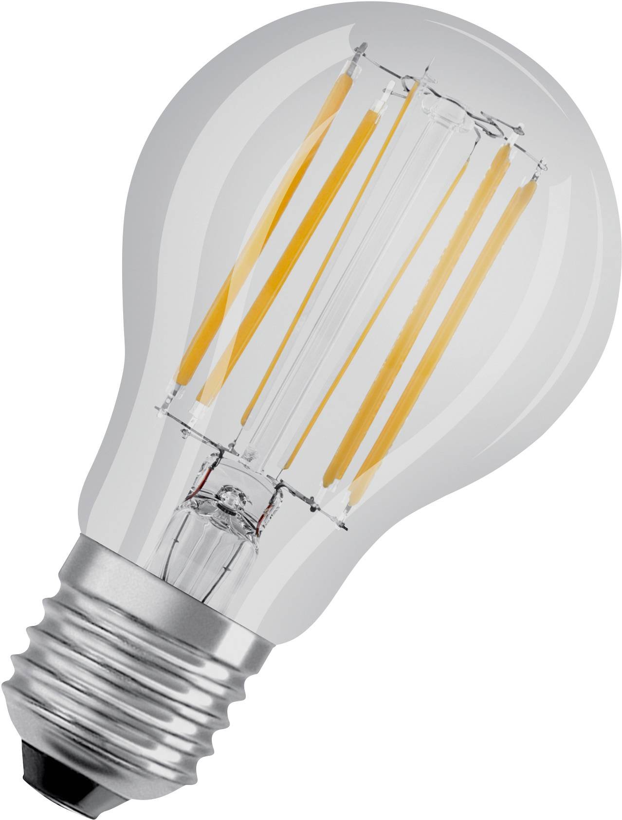 LED lemputė OSRAM Filament, E27,A75, klasikinės formos, 7,5W, 2700K, 1055 lm, dim, skaidri - 1