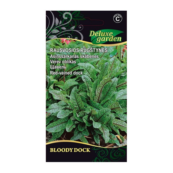 Rausvūjų rūgštynių sėklos BLOODY DOCK, 0,1 g-0