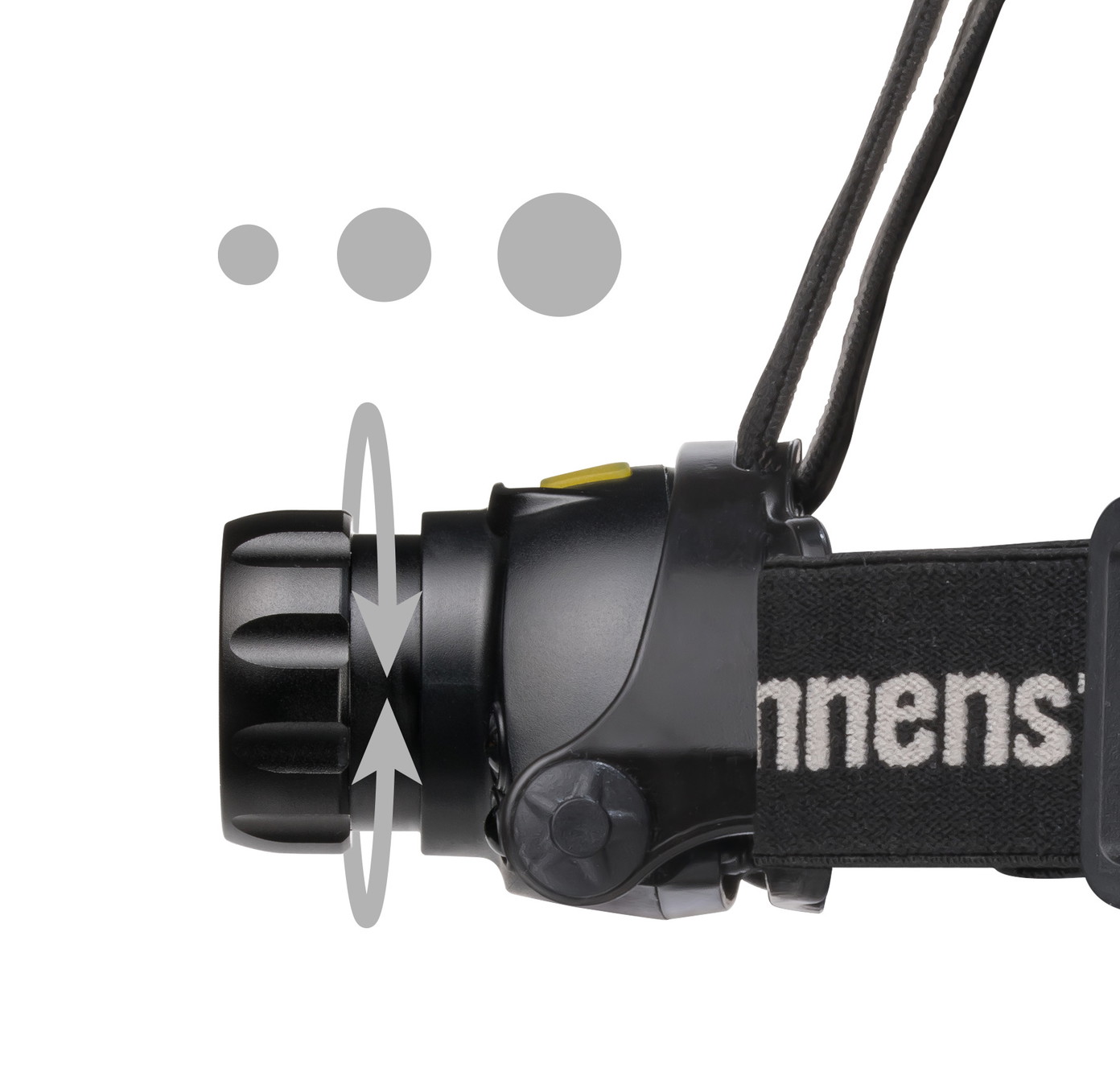LED žibintas ant galvos BRENNENSTUHL, IP44, 400lm, įkraunamas USB - 3