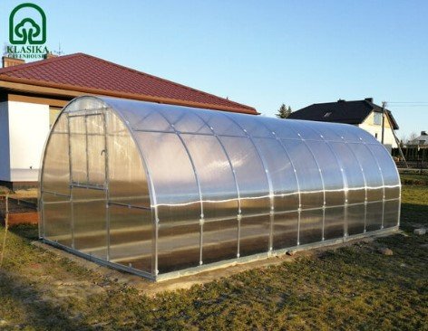 Šiltnamis Klasika Tube, 4mm polikarbonato danga, 3 x 2 m, 6 kv.m - 3