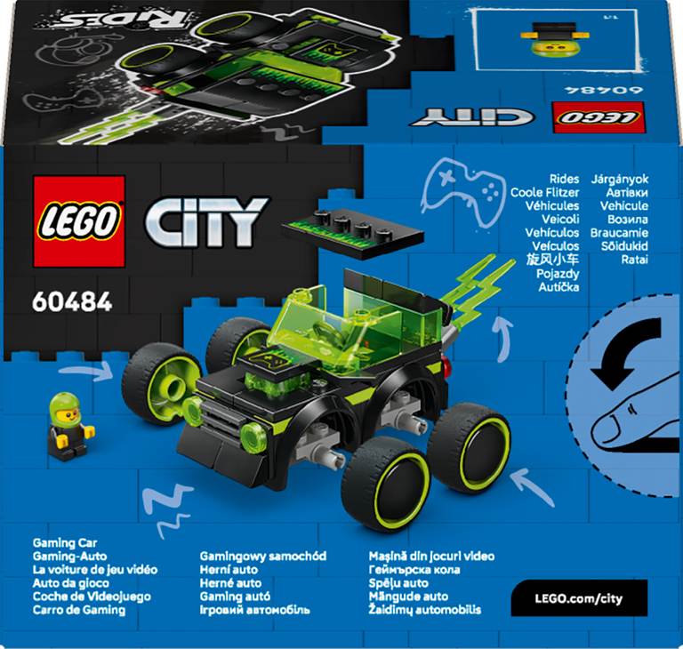 Konstruktorius LEGO City Brick Rides Gaming Race Car-1