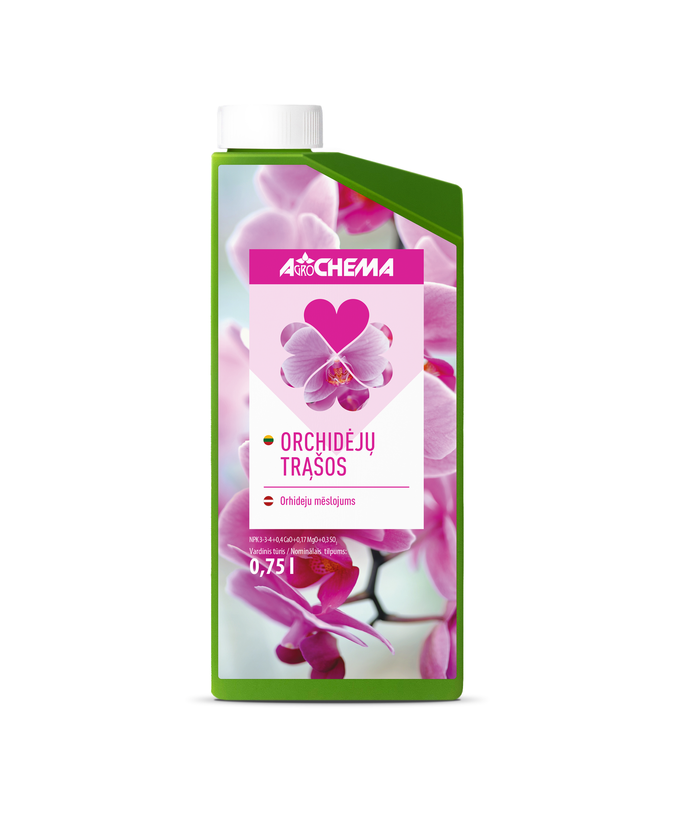 Skystos orchidėjų trąšos AGROCHEMA, 0,75 L